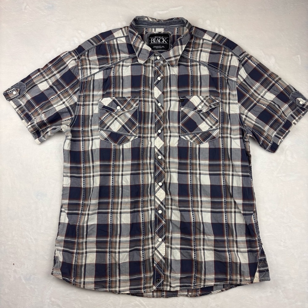 Men's Plaid Short Sleeve Shirt